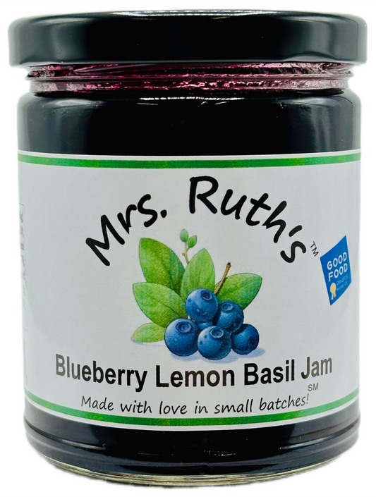 Blueberry Lemon Basil Preserves