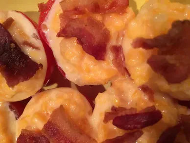 Mrs. Ruth's Cheese-y Tomatoes with Bacon